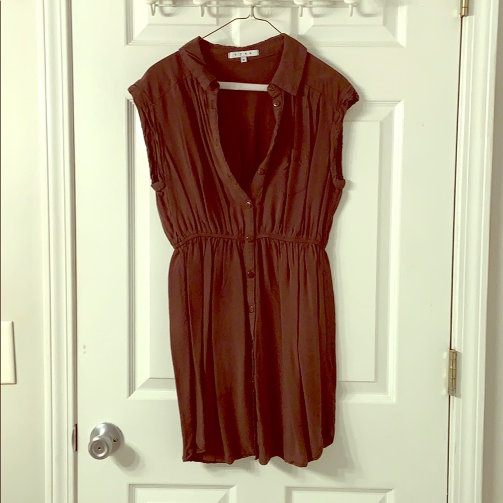 Olive green Ezra dress